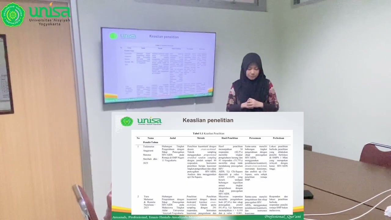 Presentasi Seminar Proposal Mata Kuliah Metodologi Penelitian 