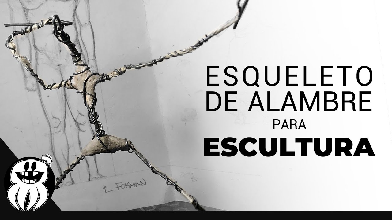 Crea un Esqueleto de Alambre Básico para escultura | Luigimonster 🐙