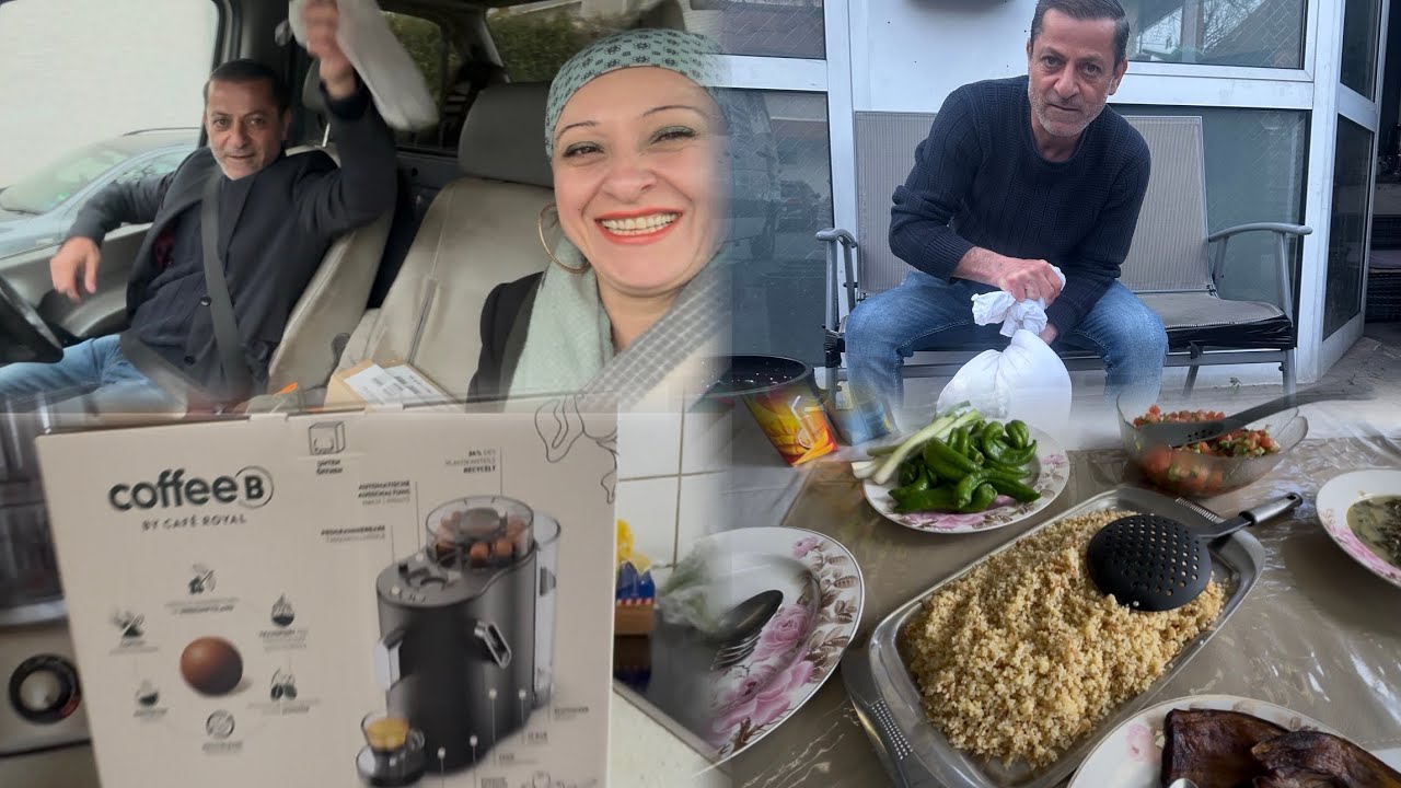 مزرعة أبقار 🐄 وطريقة عمل الجبن عرب😍 سويت كيمر عراقي 😘 غدانا برغل مع سلطة 🥗 آخر شي هدية مكينة قهوة☕️