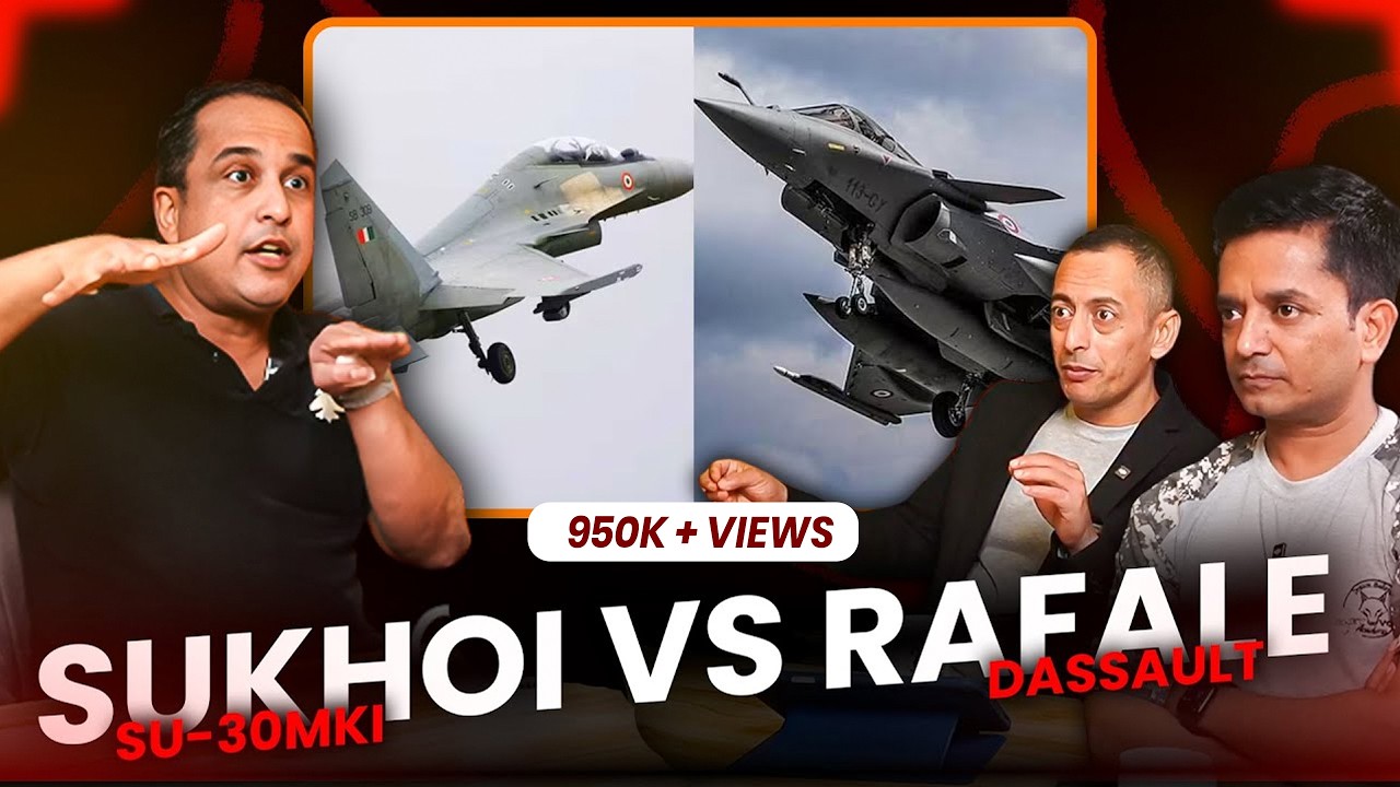 Difference between IAF Sukhoi 30 vs IAF Rafale | Wing Commander Amit sathe | Col Kaushal & Kaushy |