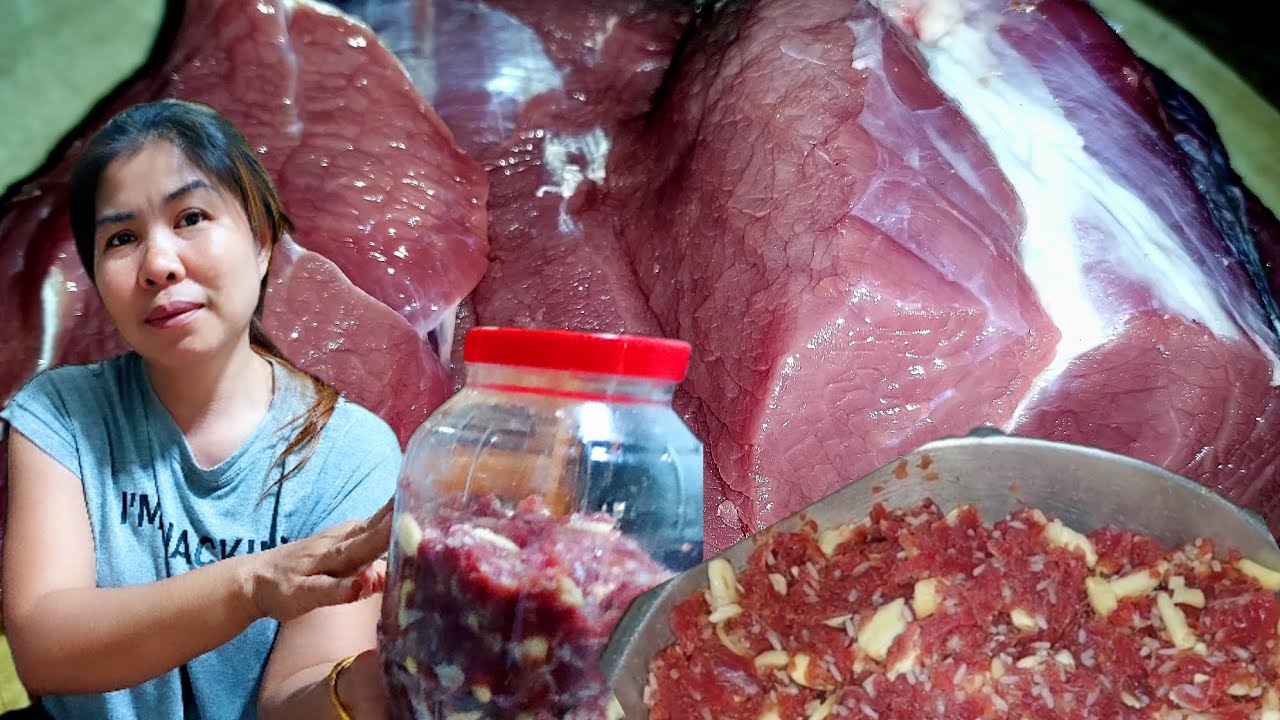 วิธีทำส้มเนื้องัวแซบๆ..เนื้อแดงๆ สูตรทำกิน ทำขาย