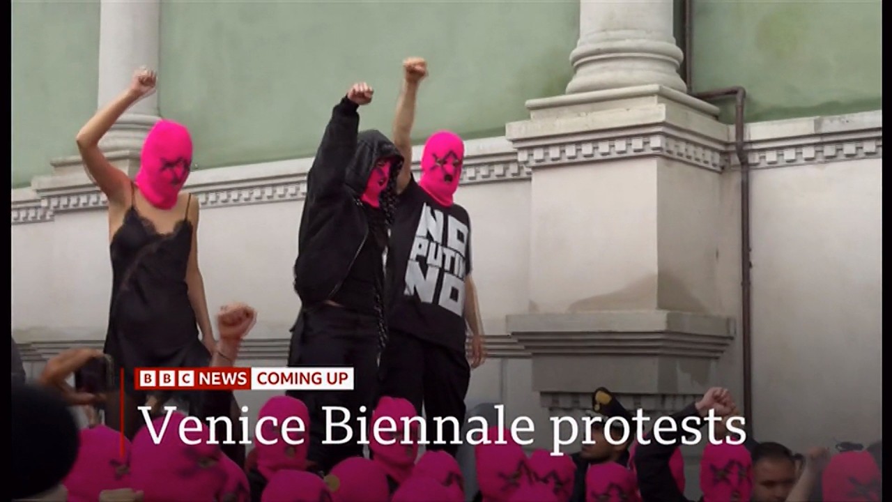 Venice Biennale protests over Russia (Italy) 6/May/2026