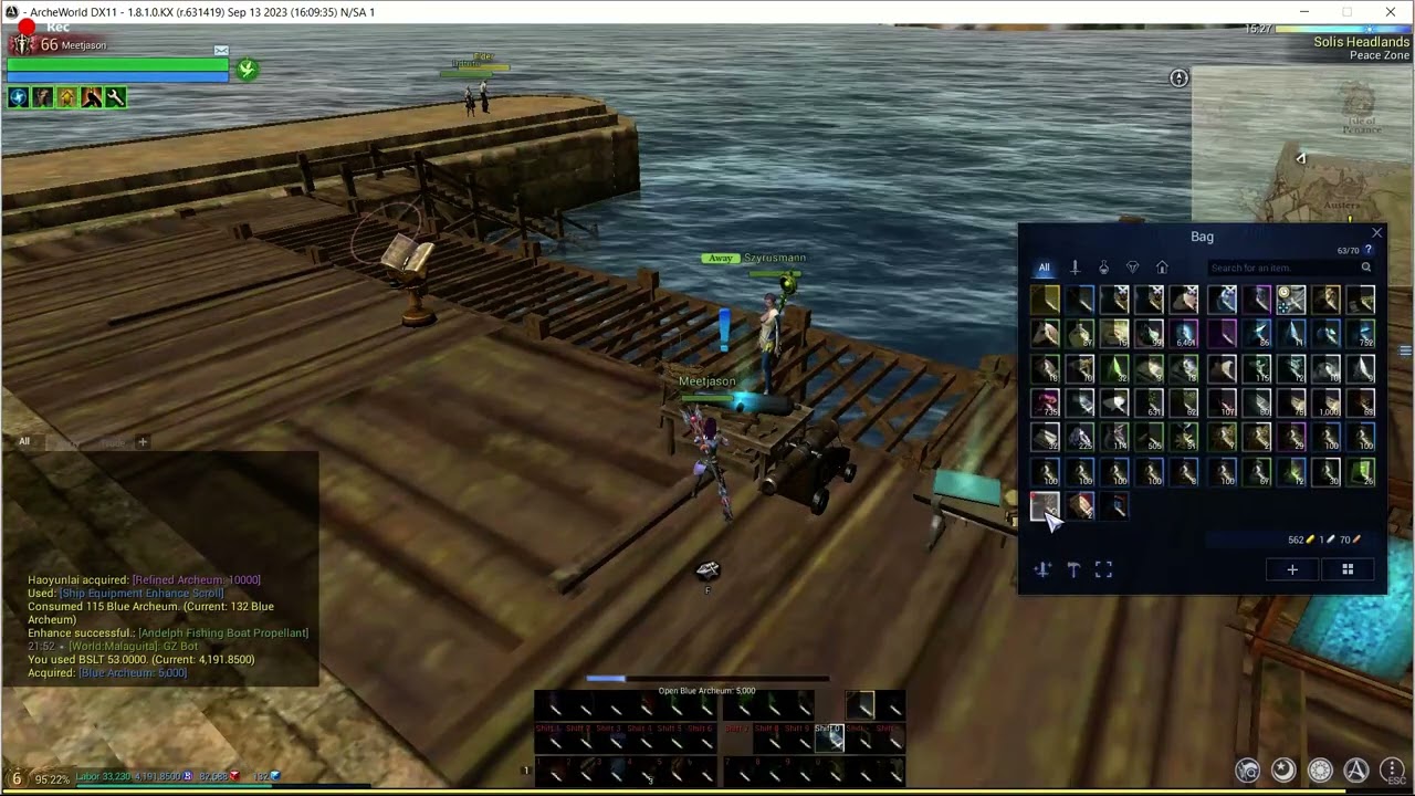 Archeworld how to improve your ship equipment, Ship regrade scrolls! Blue Archeum shatigon and luck