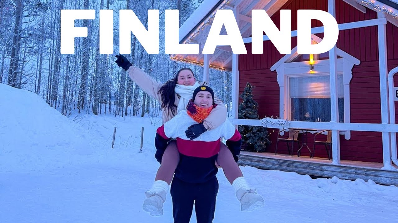FINLAND in 6 Days 🇫🇮 Lapland Winter Travel Vlog | Husky Safari & Ice Floating! 