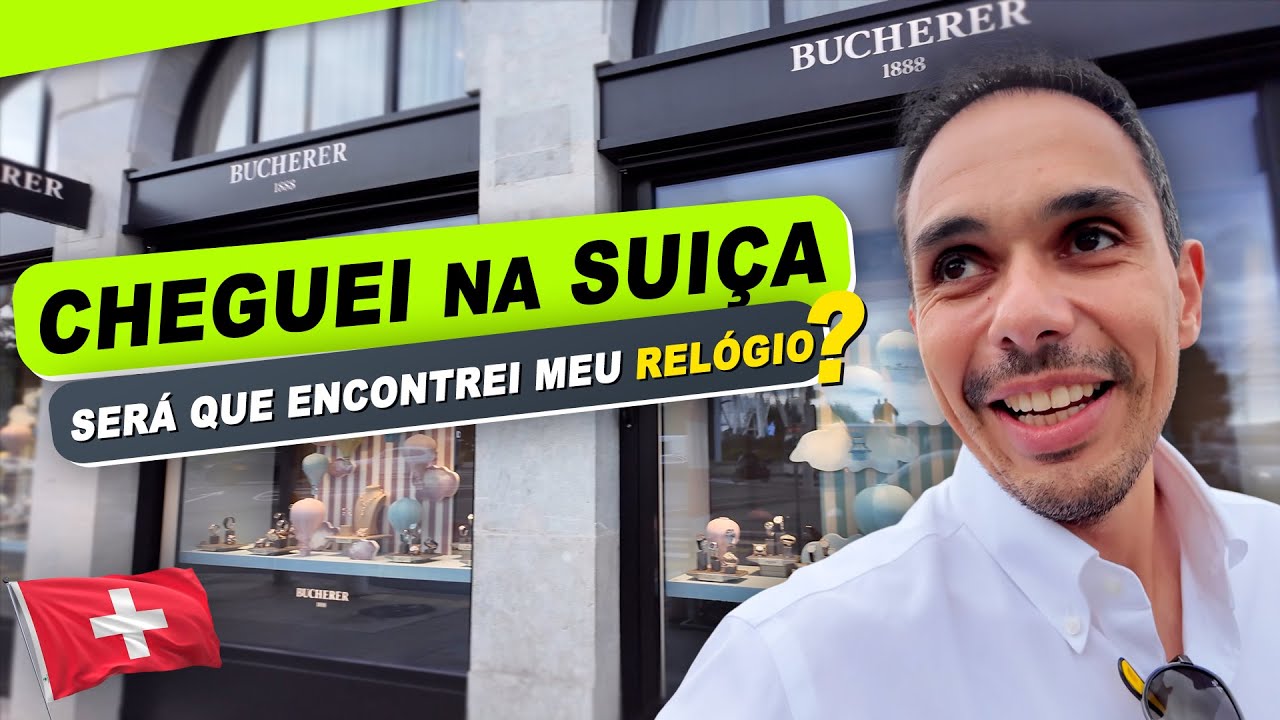 Primeiro dia na Suíça! Em busca do relógio dos sonhos! 🇨🇭⌚