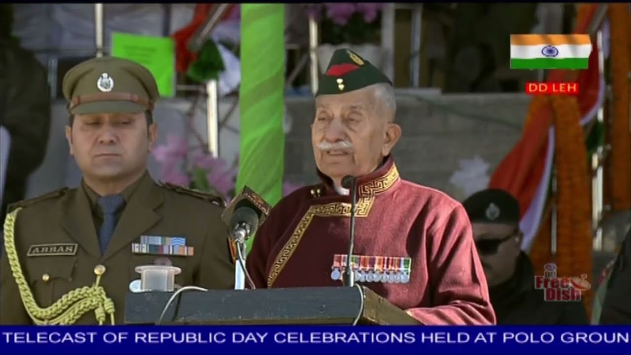 Republic Day function held at Leh Source: DDK Leh (Deferred Telecast) | January 26, 2025