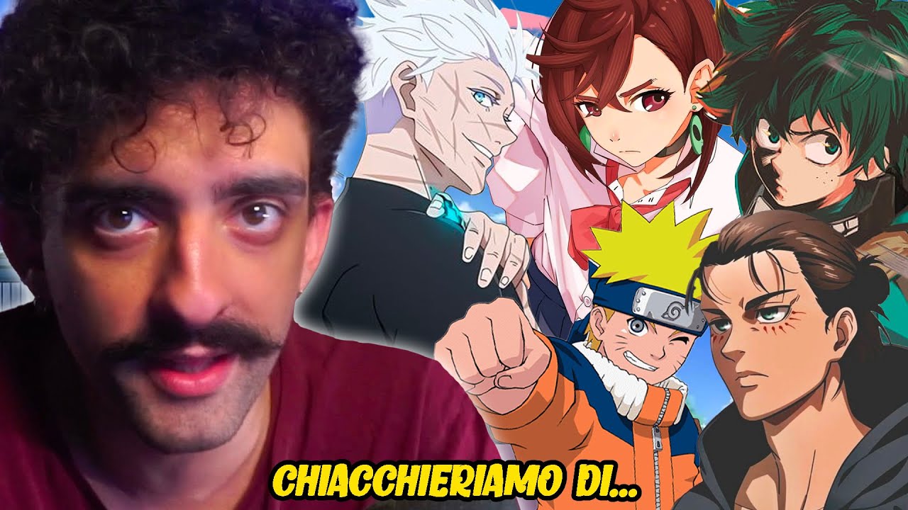 Mario Sturniolo chiacchiere su Anime-Manga (Jujutsu Kaisen, DanDaDan, Naruto, MHA, AOT)