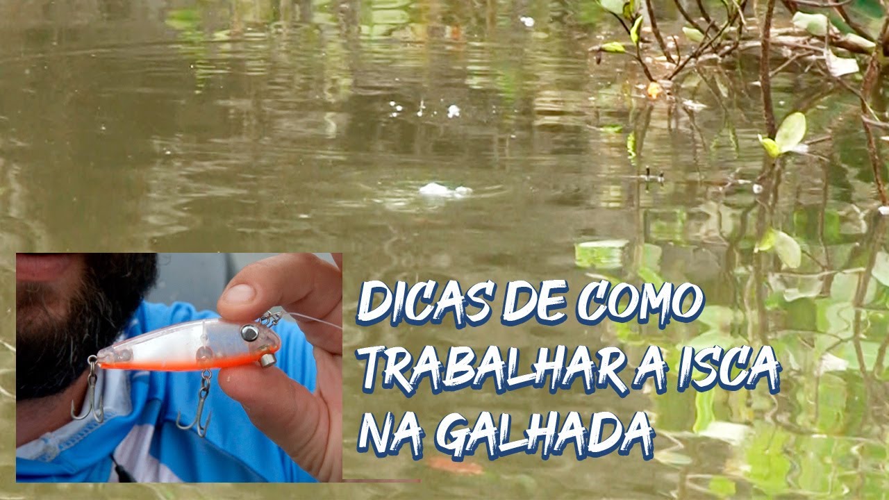 Como trabalhar a isca na galhada e aproveitar melhor o seu arremesso!
