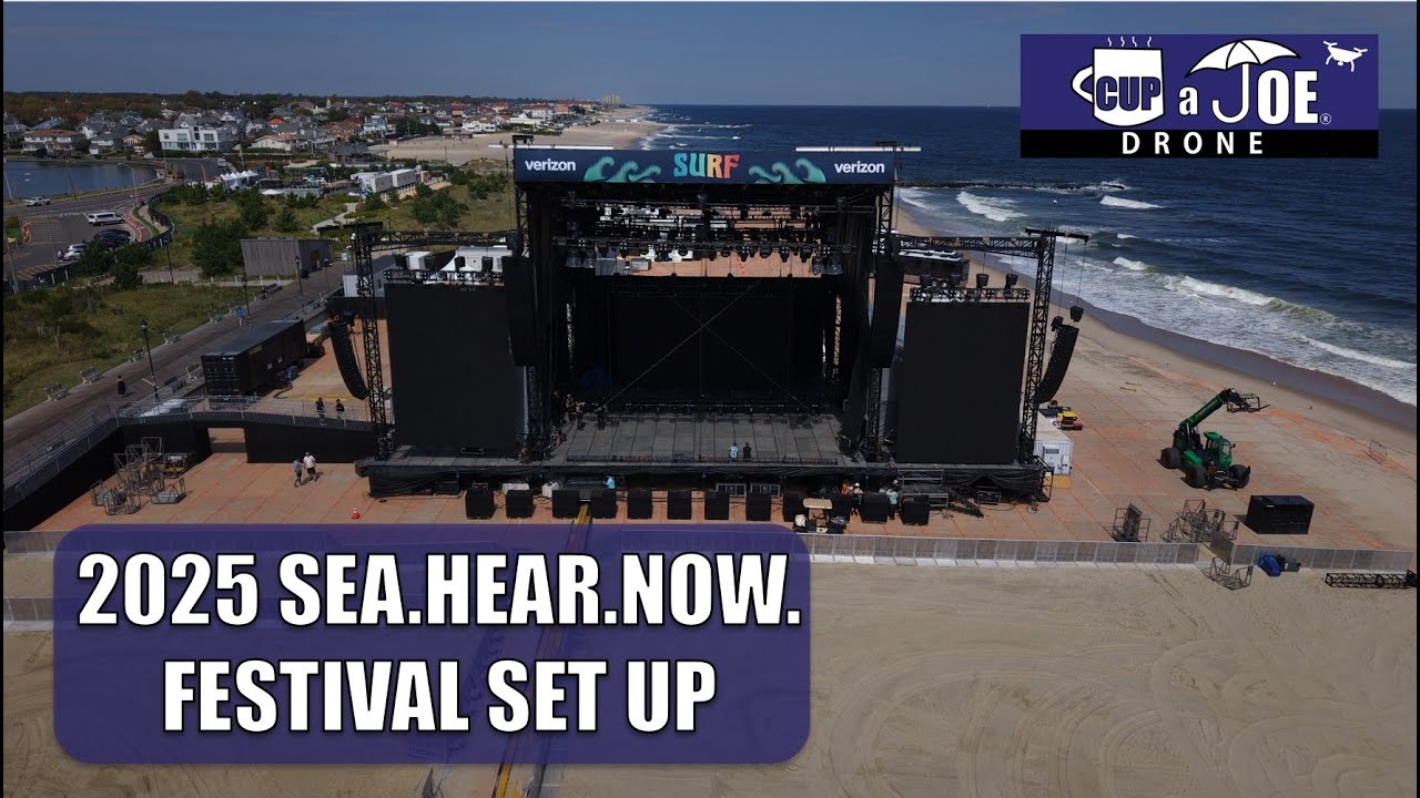 Sea.Hear.Now. 2025 | Asbury Park, NJ | HD Drone Footage