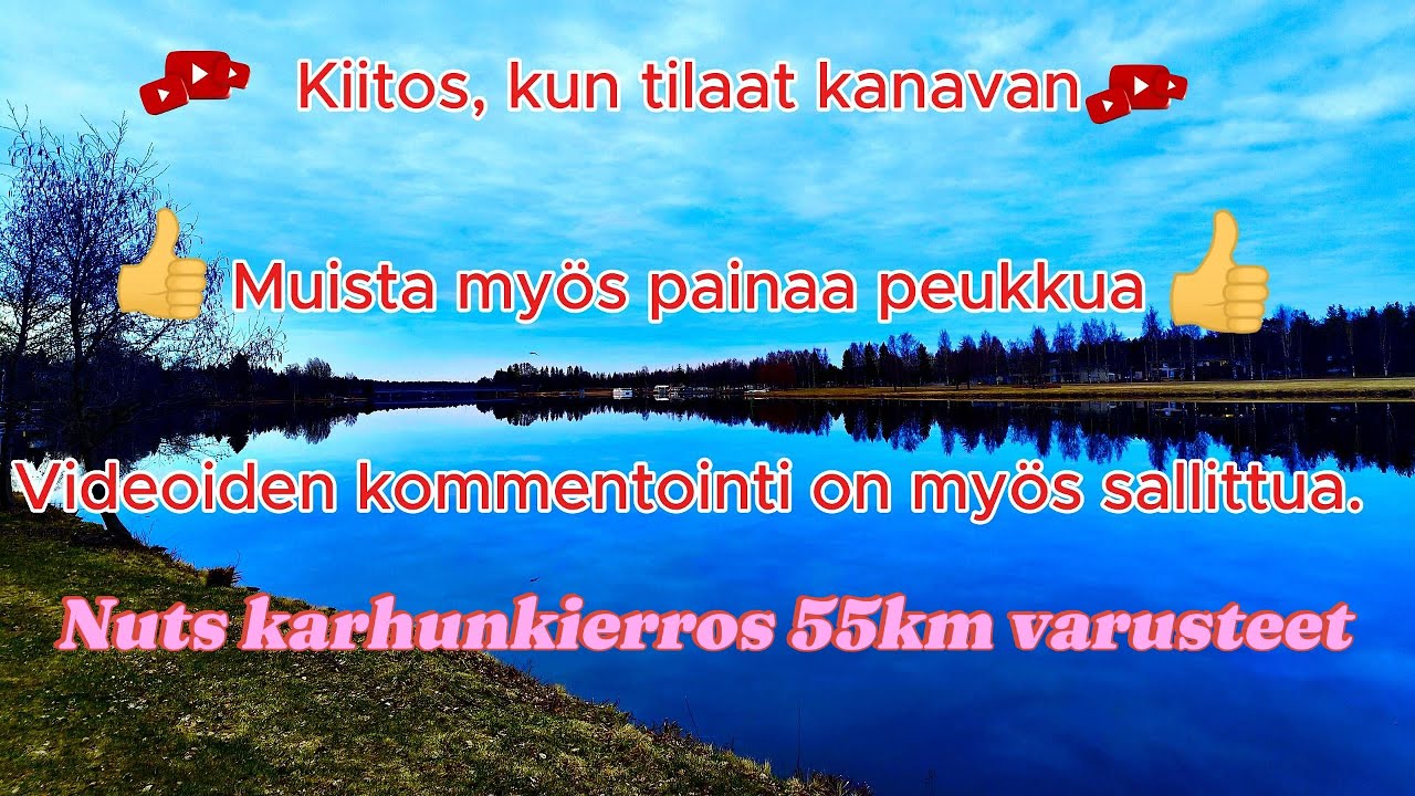 Nuts karhunkierros 55km varusteet