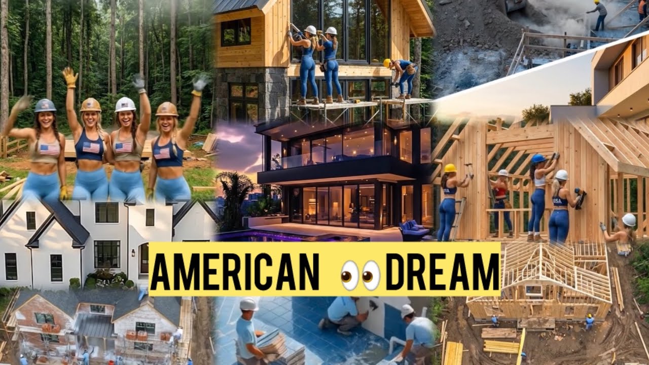 Top 4: American Dream Homes Construction | Compilation. #construction #americandream #diy #home 