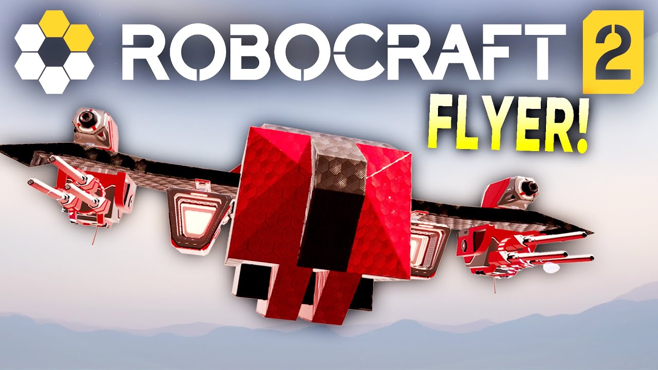 Building My First Flying Vehicle in Robocraft 2!