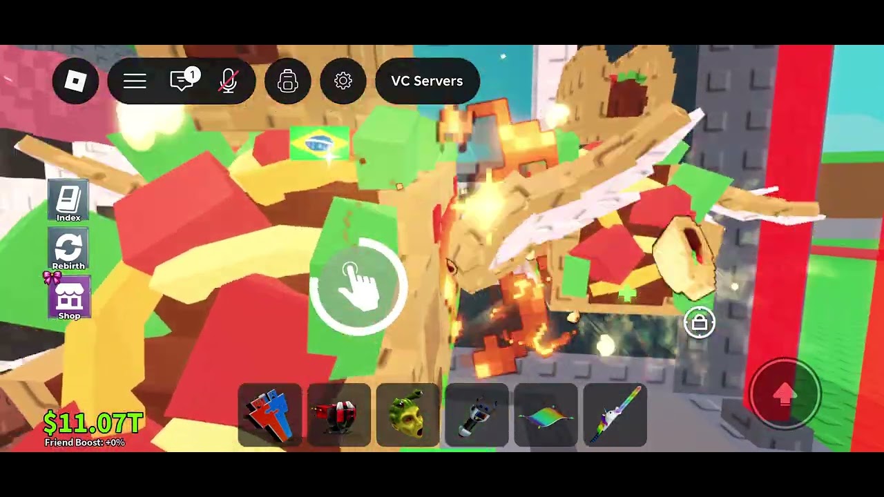 Opening lucky blocks in SAB I GOT SOMETHING CRAZY!!