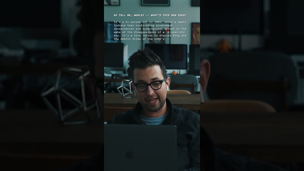 Writing your movie pitch deck using your evil self.