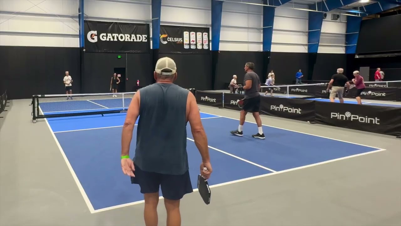 Derek & Jefferson Take On Jim & Evan In 4.0+ Battle at Pin Point. 