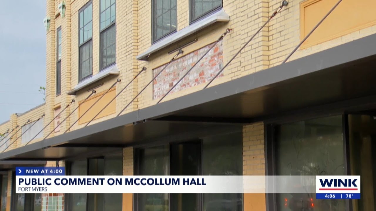 Fort Myers debates $4M funding for historic McCollum Hall restoration