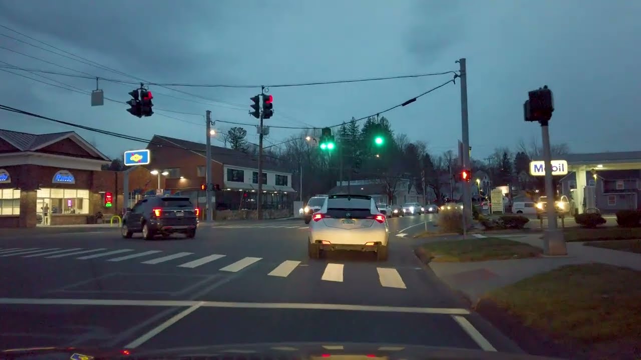 Driving From Redding to Ridgefield, Connecticut, US