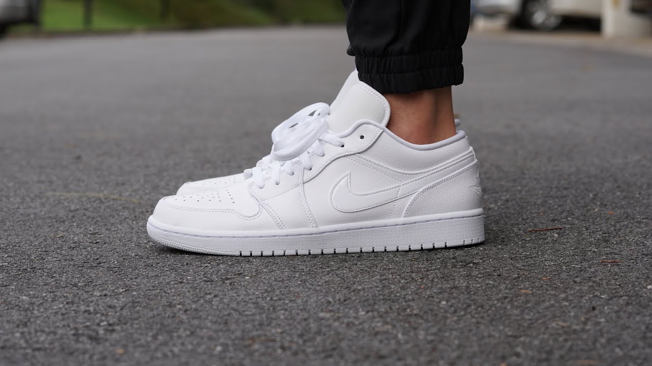 Air Jordan 1 Low Triple White - REVIEW & ON FEET
