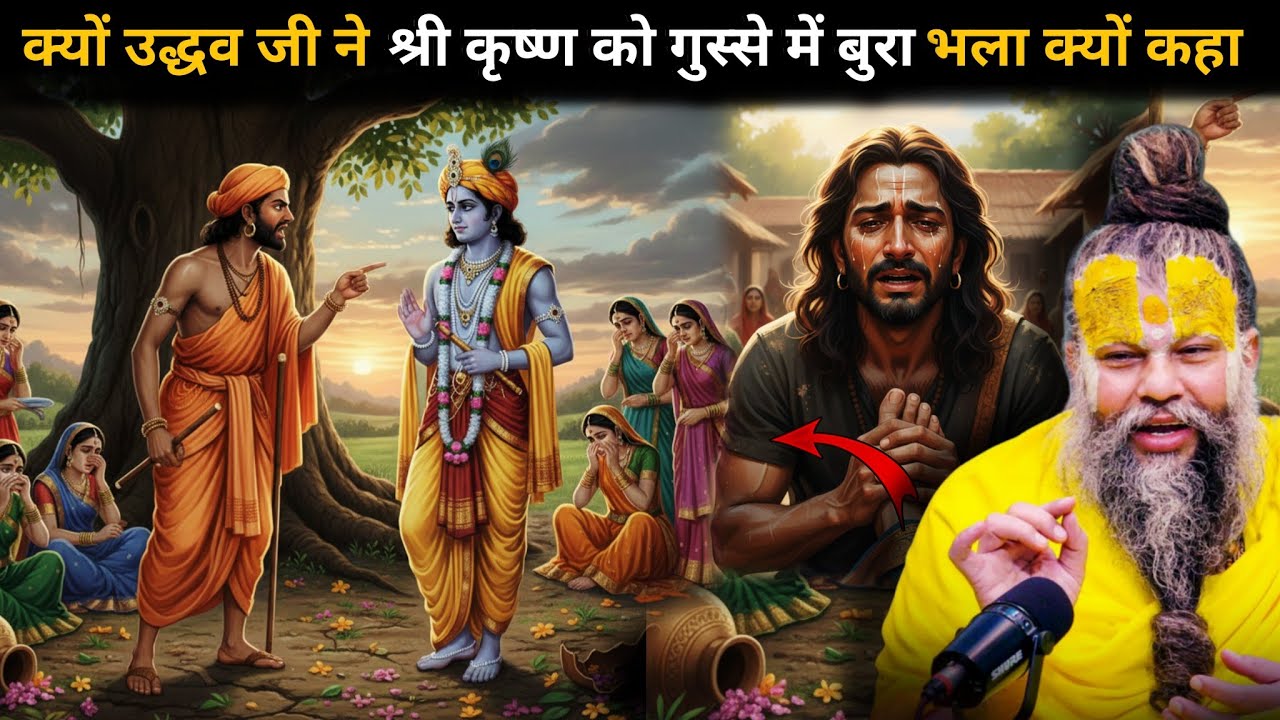 ज्ञान में श्रेष्ठ उद्धव को गोपियों ने कैसे बनाया अपना दास 🤯 कैसे उद्धव जी रो रो कर हुआ बुरा हाल 🤔