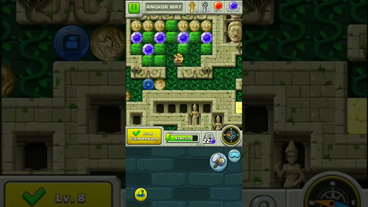Diamond Quest - Gameplay Walkthrough Part 4 - Tutorial (Android, iOS)