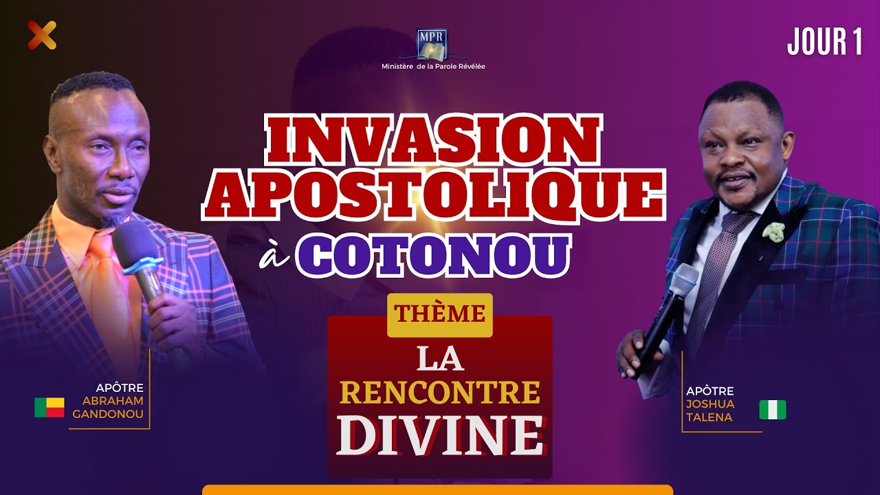 🔴🔴JOUR 1 | Culte de 19h | INVASION APOSTOLIQUE | APÔTRE JOSHUA TALENA & APÔTRE ABRAHAM GANDONOU🔴🔴