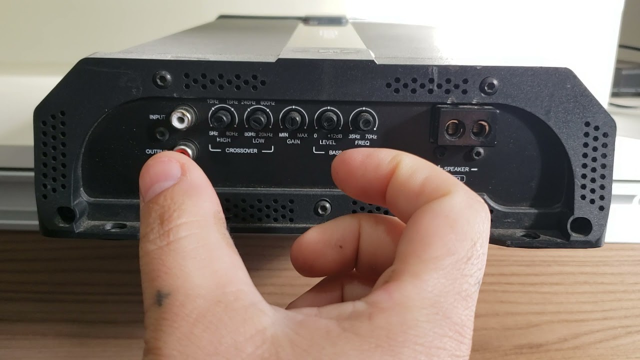 Como deixar o amplificador pronto para o crossover ou processador