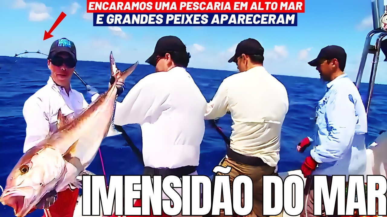 GRANDES SURPRESAS NA PESCARIA, NOS LAGOS O AMAZÔNICO TAMBAQUI E EM ALTO MAR PEIXES INCRÍVEIS