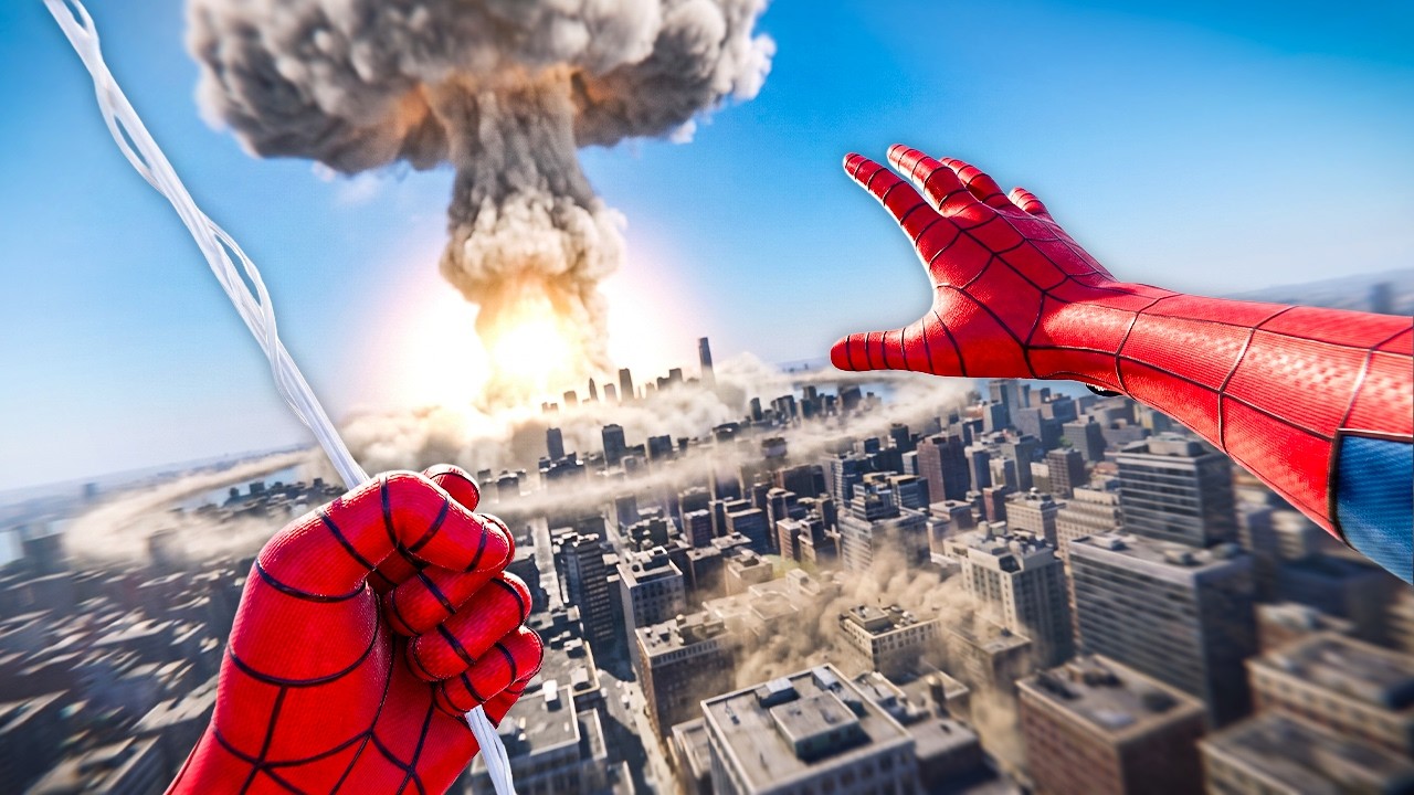 I Became Spiderman and STOPPED a NUKE in VR...