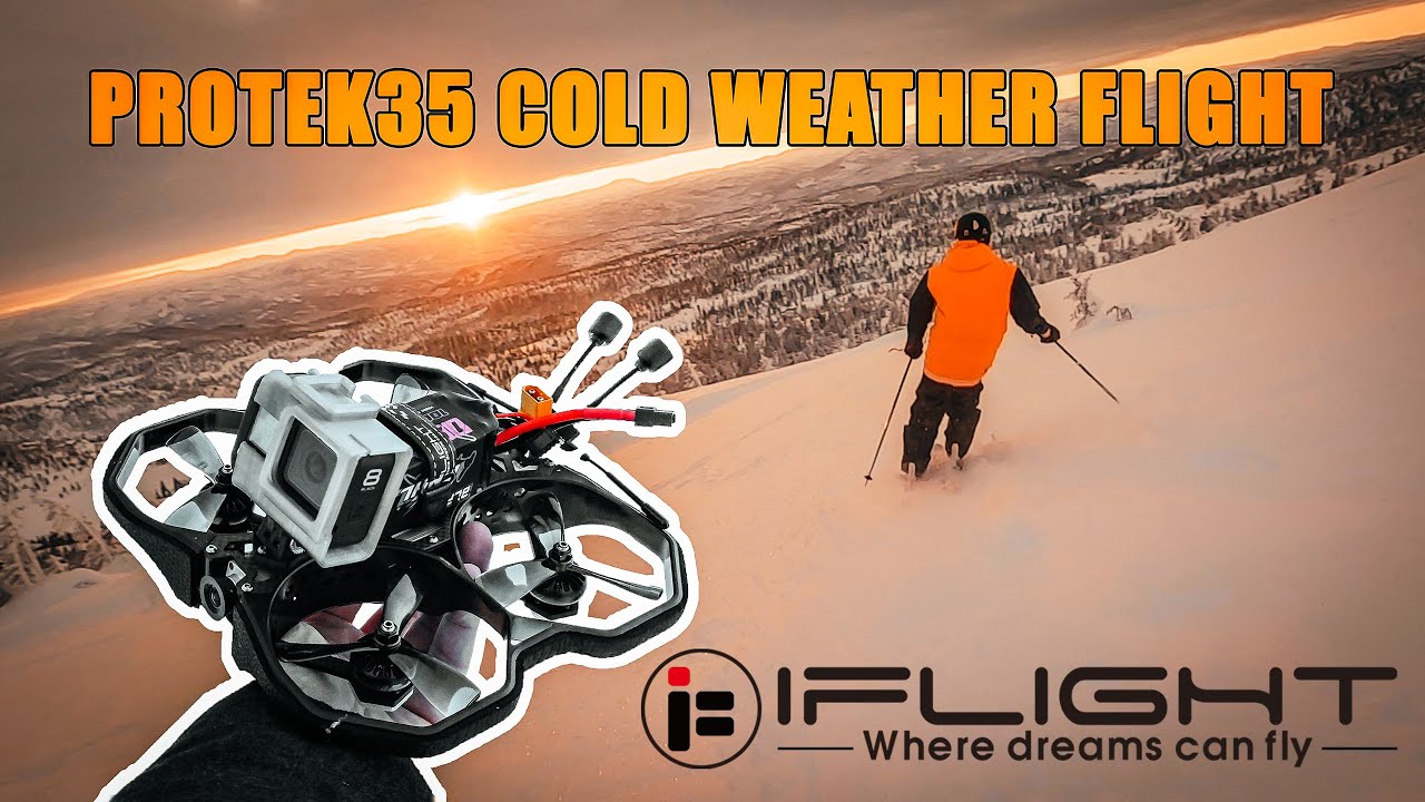 IFLIGHT PROTEK35 // Cold Weather Flight & Ski Chasing (4K)