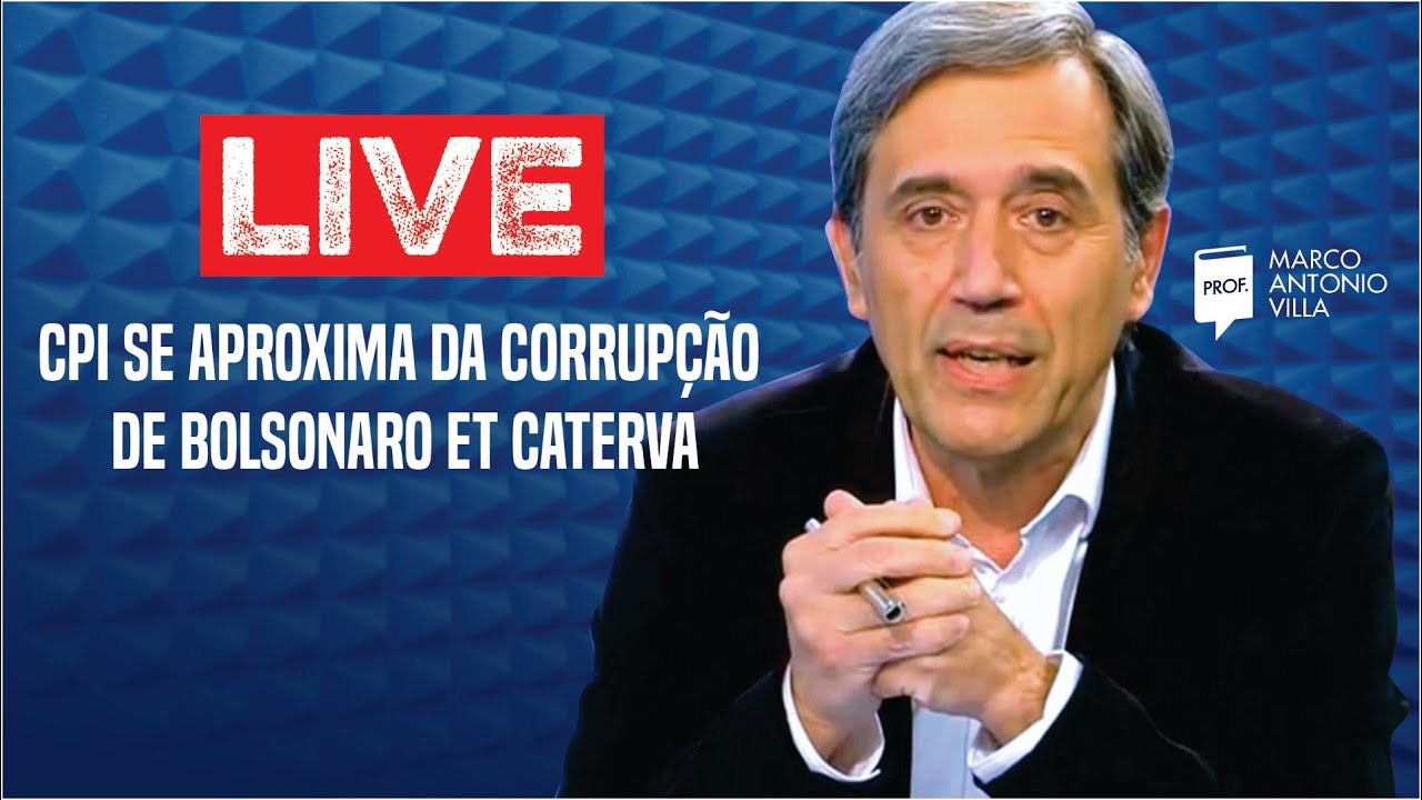 Live: CPI se aproxima da corrupção de Bolsonaro et caterva. 10/06/21