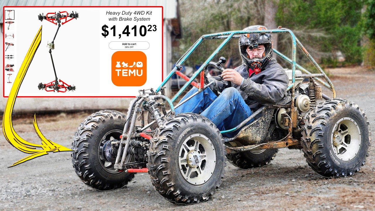 We Turned Our Temu 4WD Go Kart into a MONSTER TRUCK!