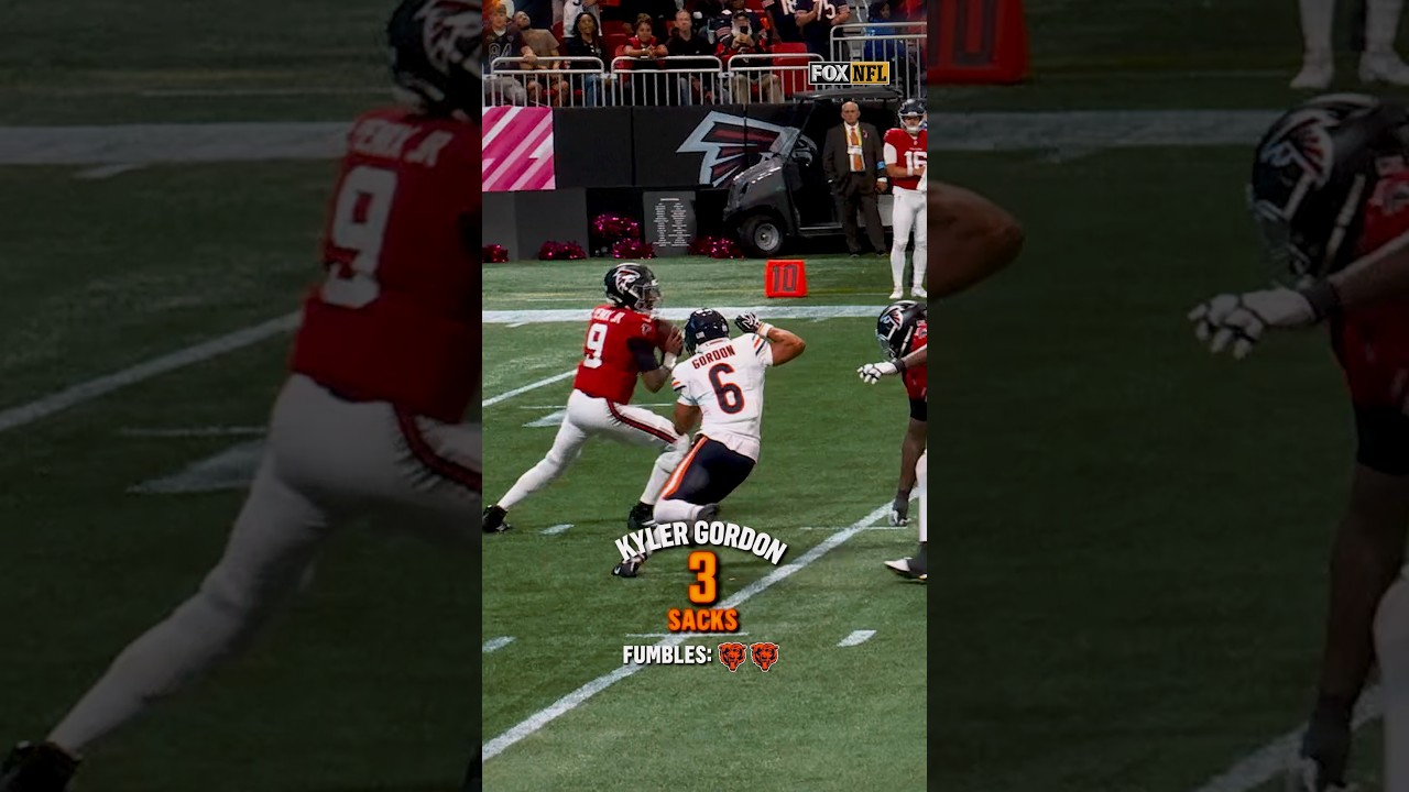 Kyler Gordon WENT OFF against the Falcons 😤 #NFL #Football #Bears