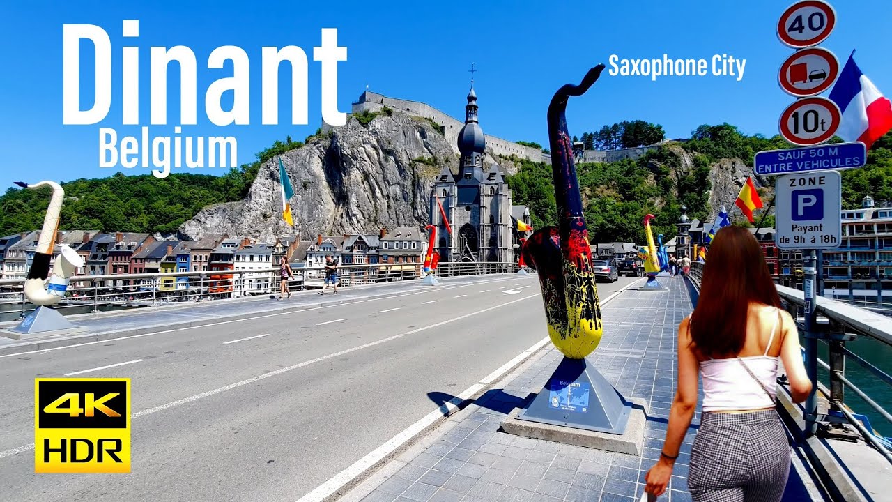 Dinant, Belgium 4K-HDR Walking Tour - 2021 - Tourister Tours
