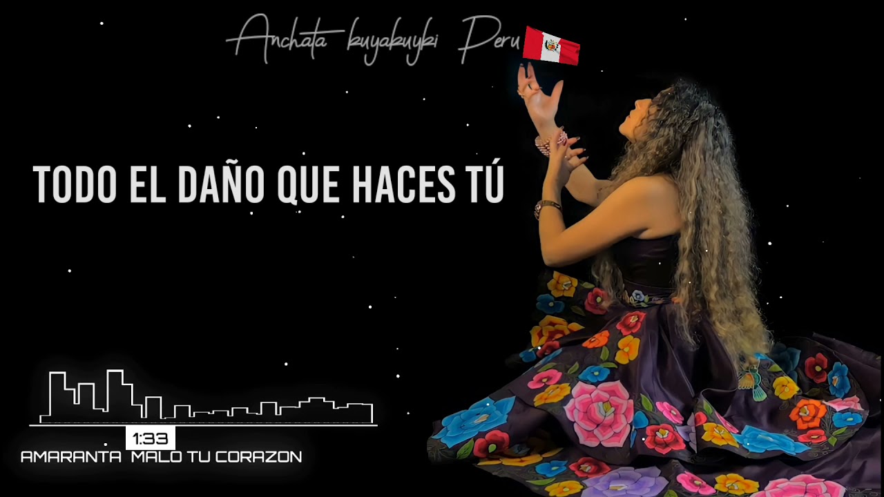 AMARANTA - MALO TU CORAZON (letra)