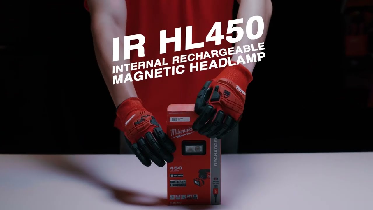 Milwaukee Unboxing Video | Internal Rechargeable 450Max Lumens Headlamp