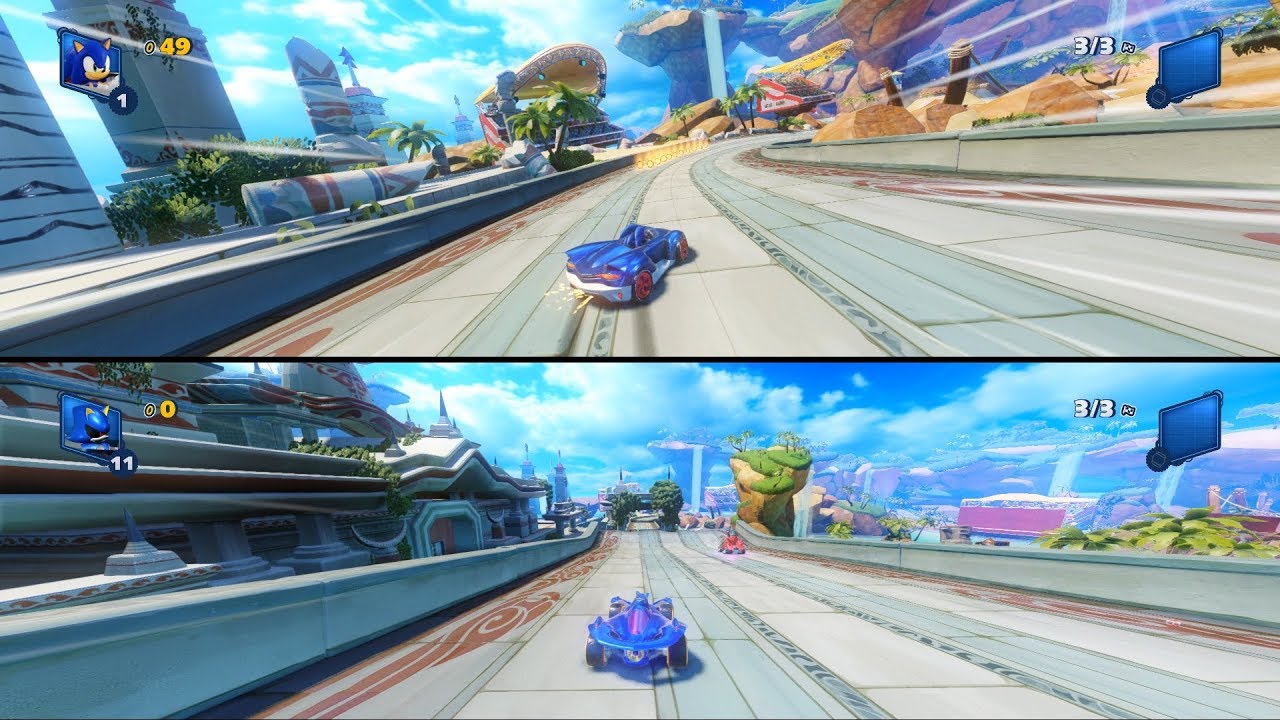Team Sonic Racing - Splitscreen Gameplay (PC HD) [1080p60FPS]