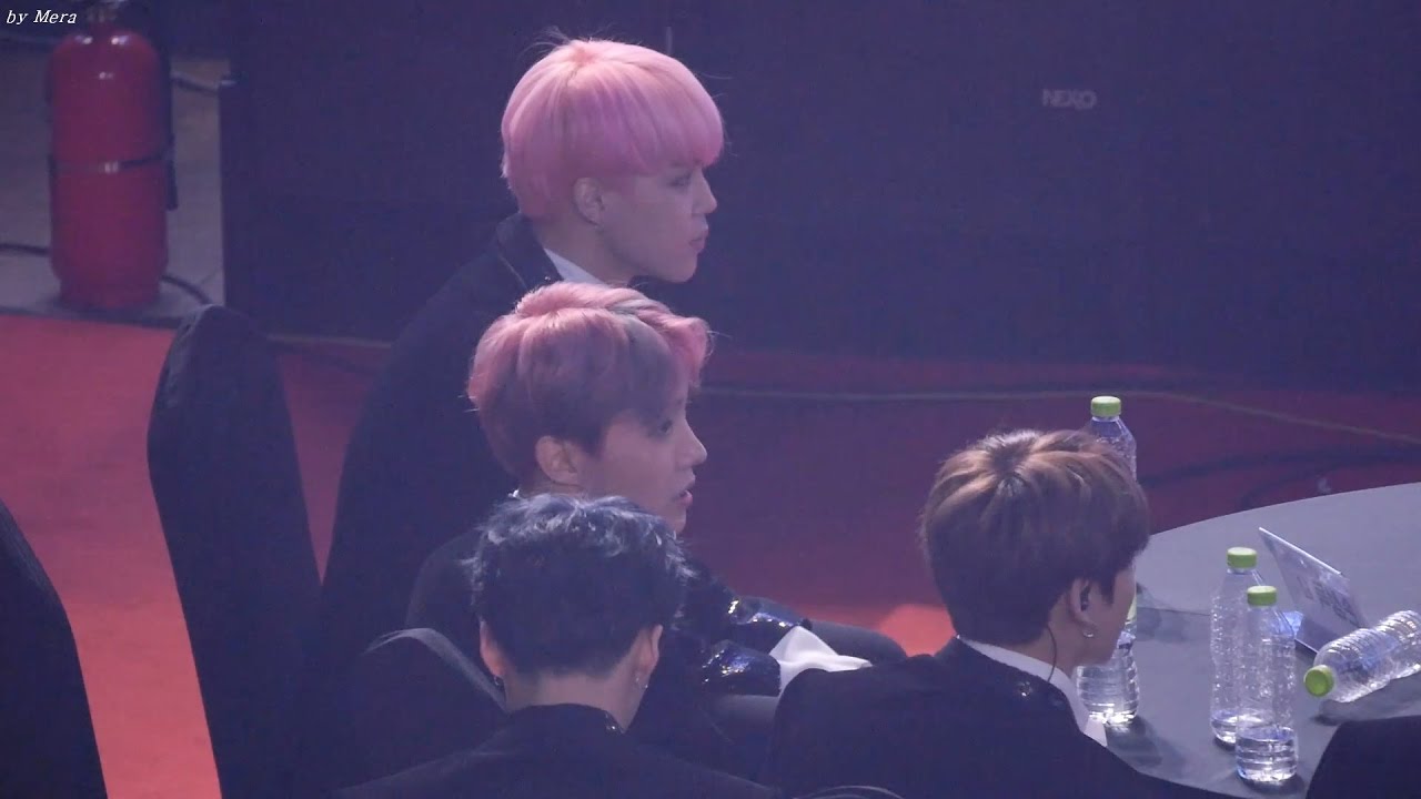 170222 방탄소년단 (BTS) 마마무솔라 생일축하,엑소수상축하  [전체] JIMIN 직캠 Fancam (2016 가온차트어워드) by Mera