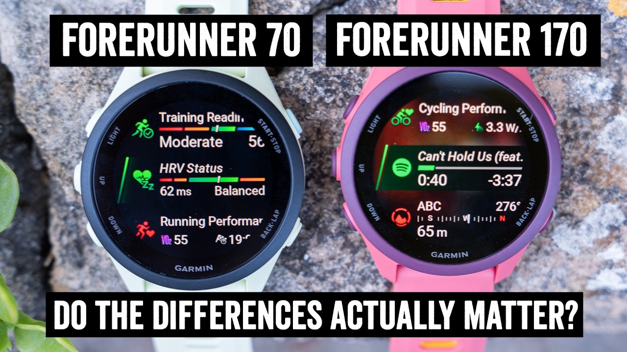 Сравнение Garmin Forerunner 70 и 170: все 27 отличий в практическом применении!