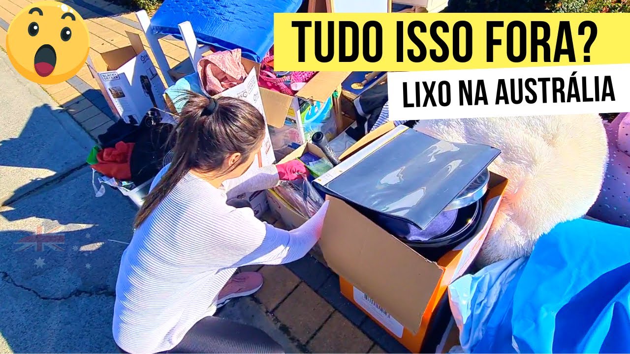 LIXO NA AUSTRÁLIA - O QUE TEM NO LIXO DOS AUSTRALIANOS! Ep 49