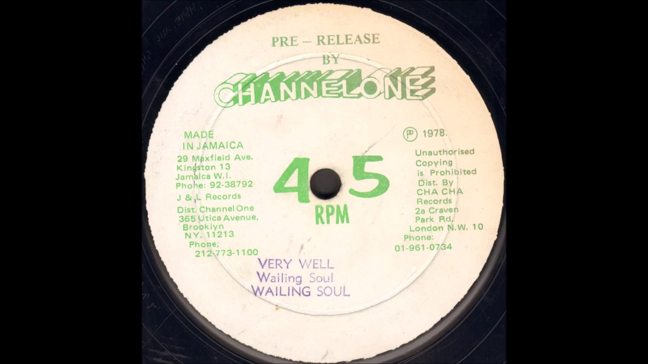 Wailing Souls - Very Well