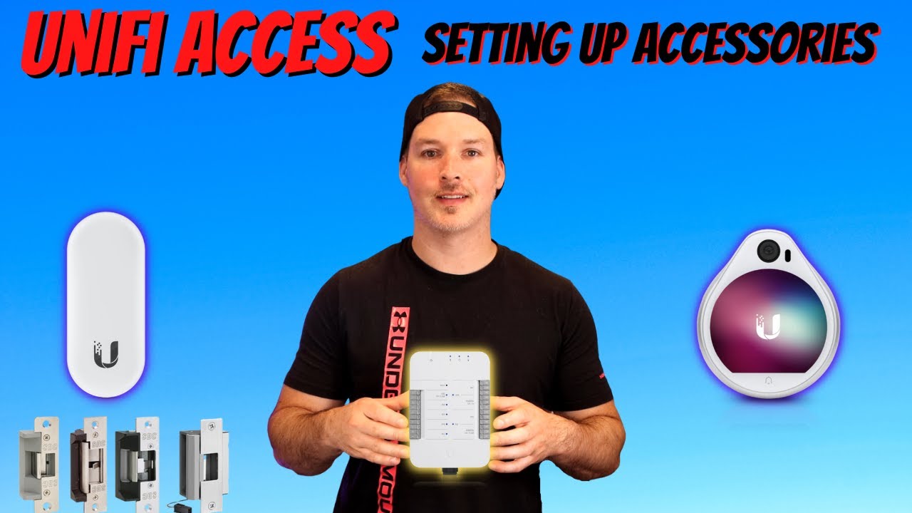 Unifi access complete setup part 2 : Adding door strike and motions