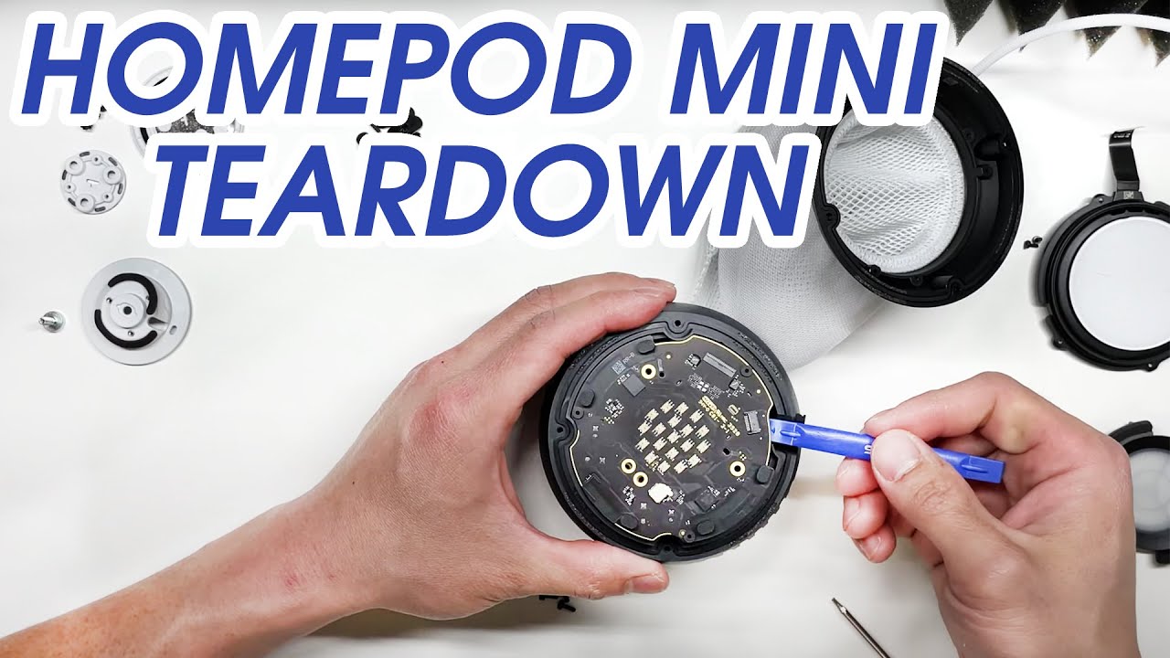 Apple HomePod Mini Teardown Disassembly - What's Inside