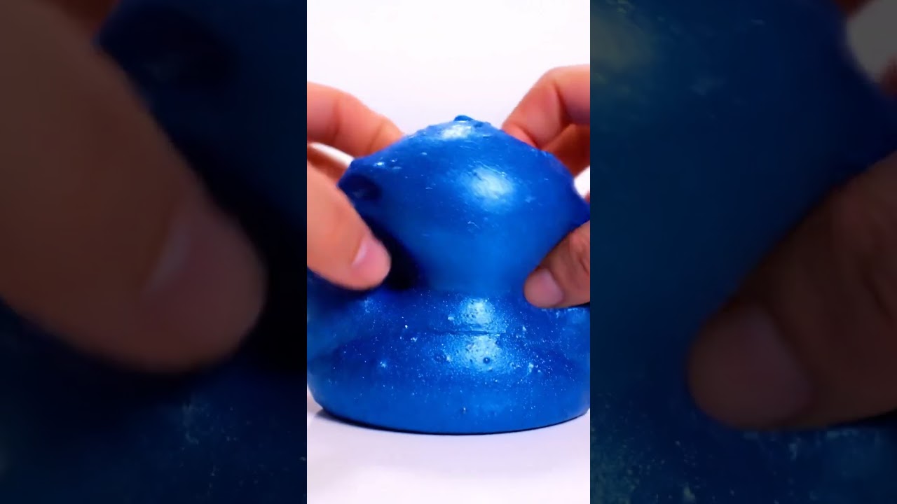 ASMR 💙 Color-Changing Slime | Relaxing Squishy Sounds #slime #asmr