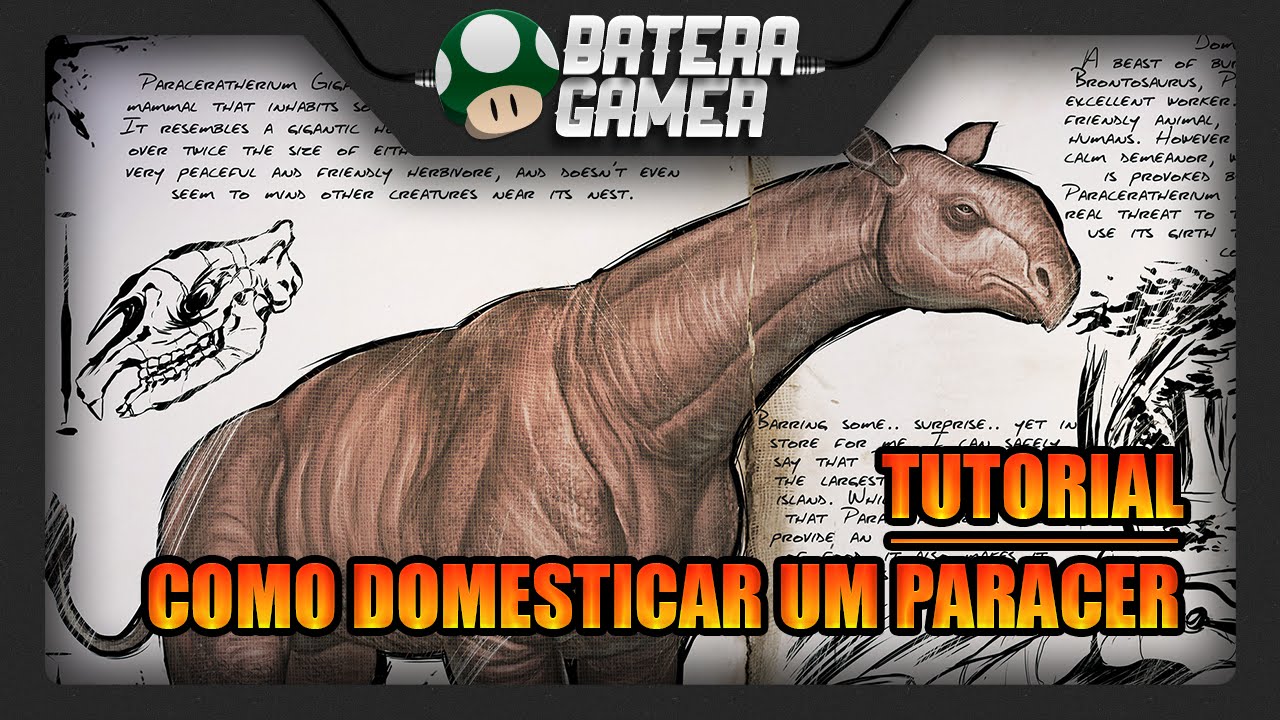 ARK: SURVIVAL EVOLVED - COMO DOMESTICAR UM PARACER (GIRAFA) (TUTORIAL EM PT-BR)