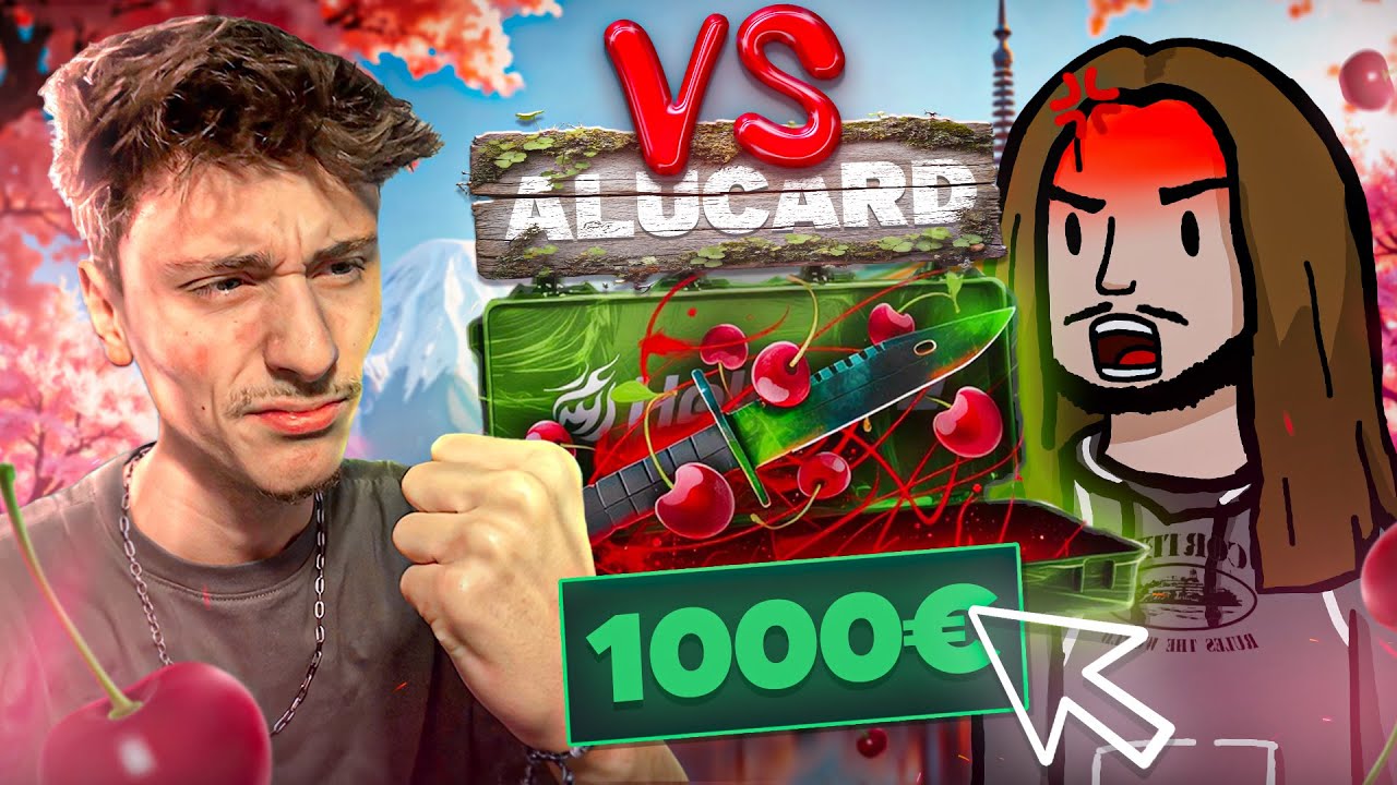 JE DÉPOSE MON KNIFE à 1000€ 💸 SUR HELLCASE ! 🔥 1VS1 CONTRE @Alucard.cs2 ⚔️