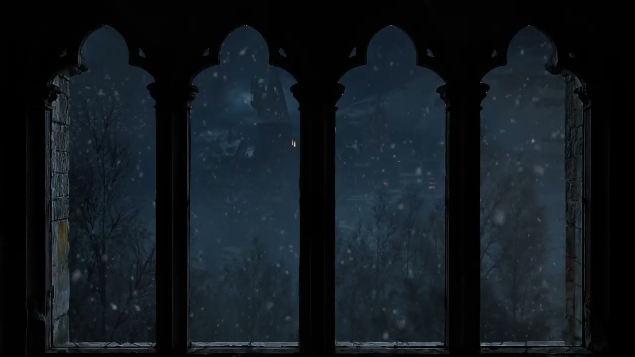 Winter Realm: Snowy Nights of Magic and Calm