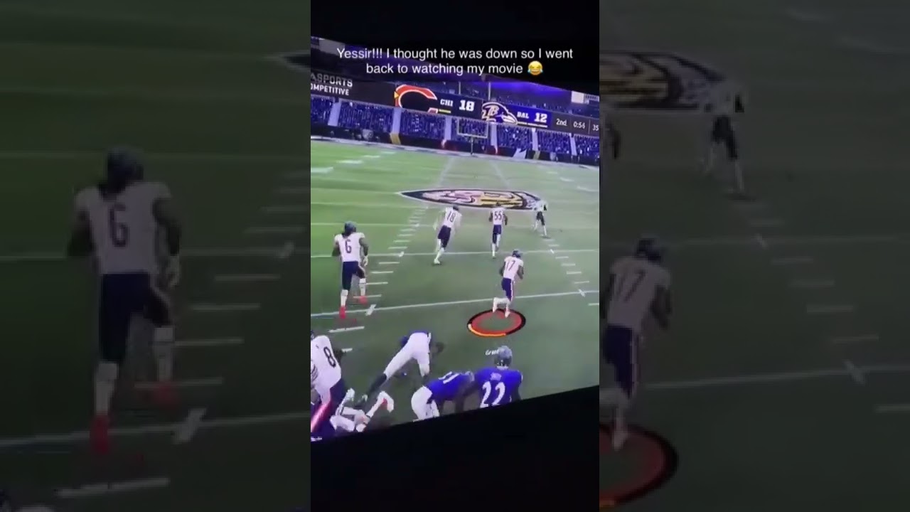 17 refused to go down.  pure heart #ravens #bears #madden #nfl #football