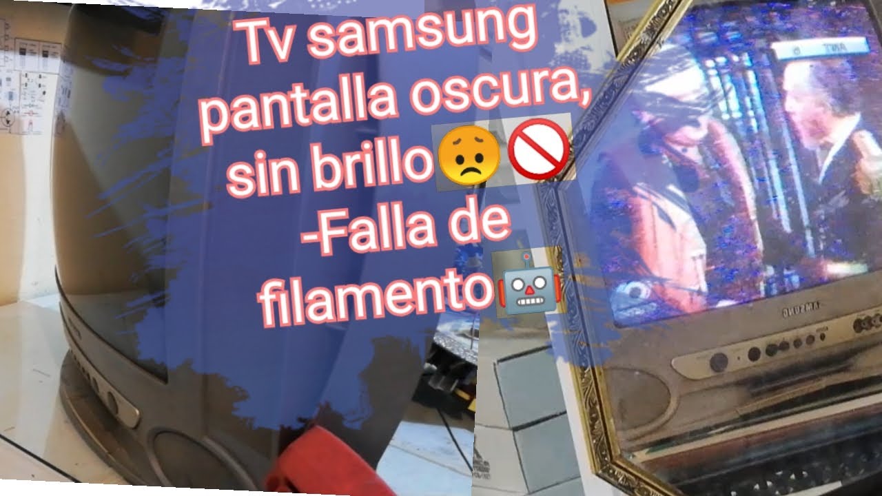TV Samsung no brilla la pantalla🚫-Pantalla oscura🦾💯