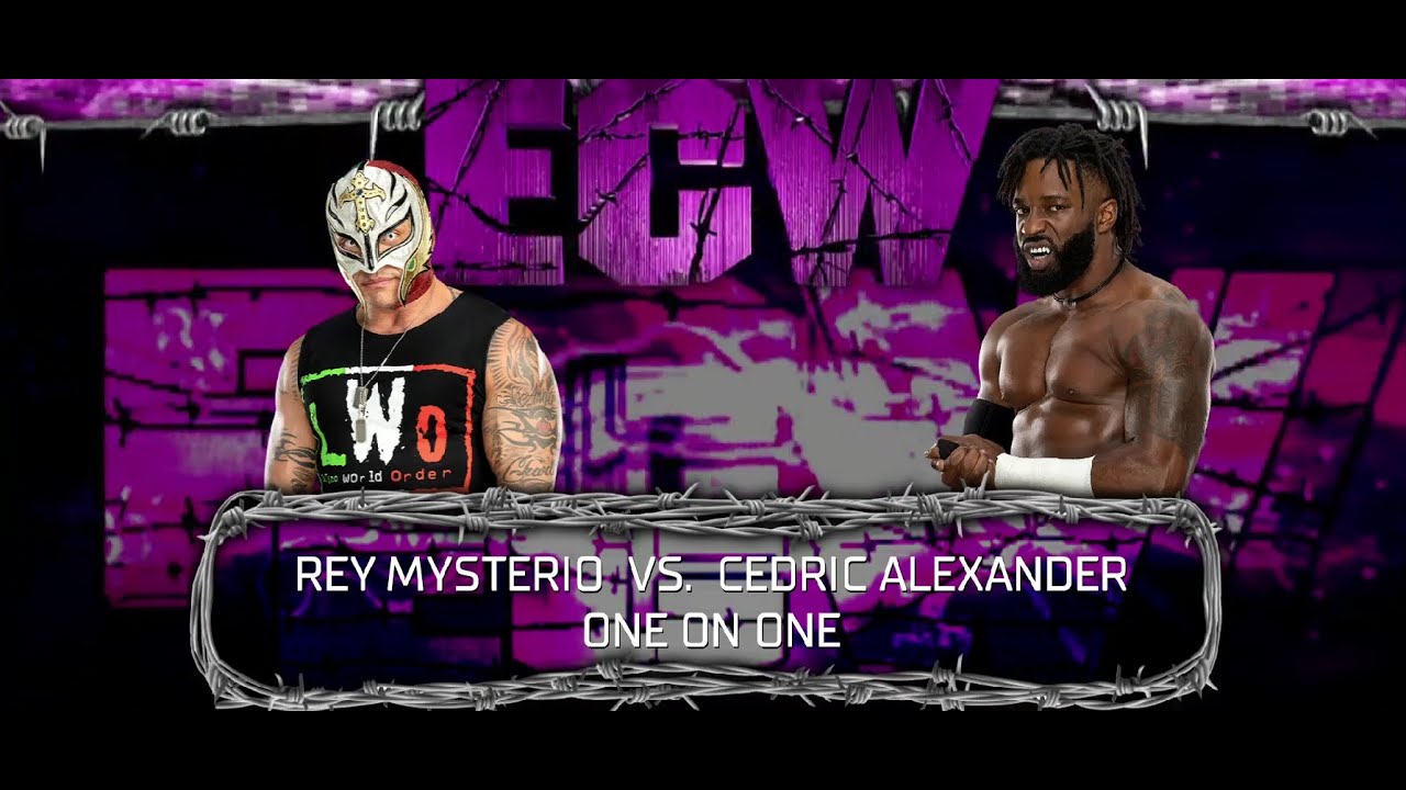 WWE 2K25 : Cedric Alexander Vs Rey Mysterio Full Match / Gameplay