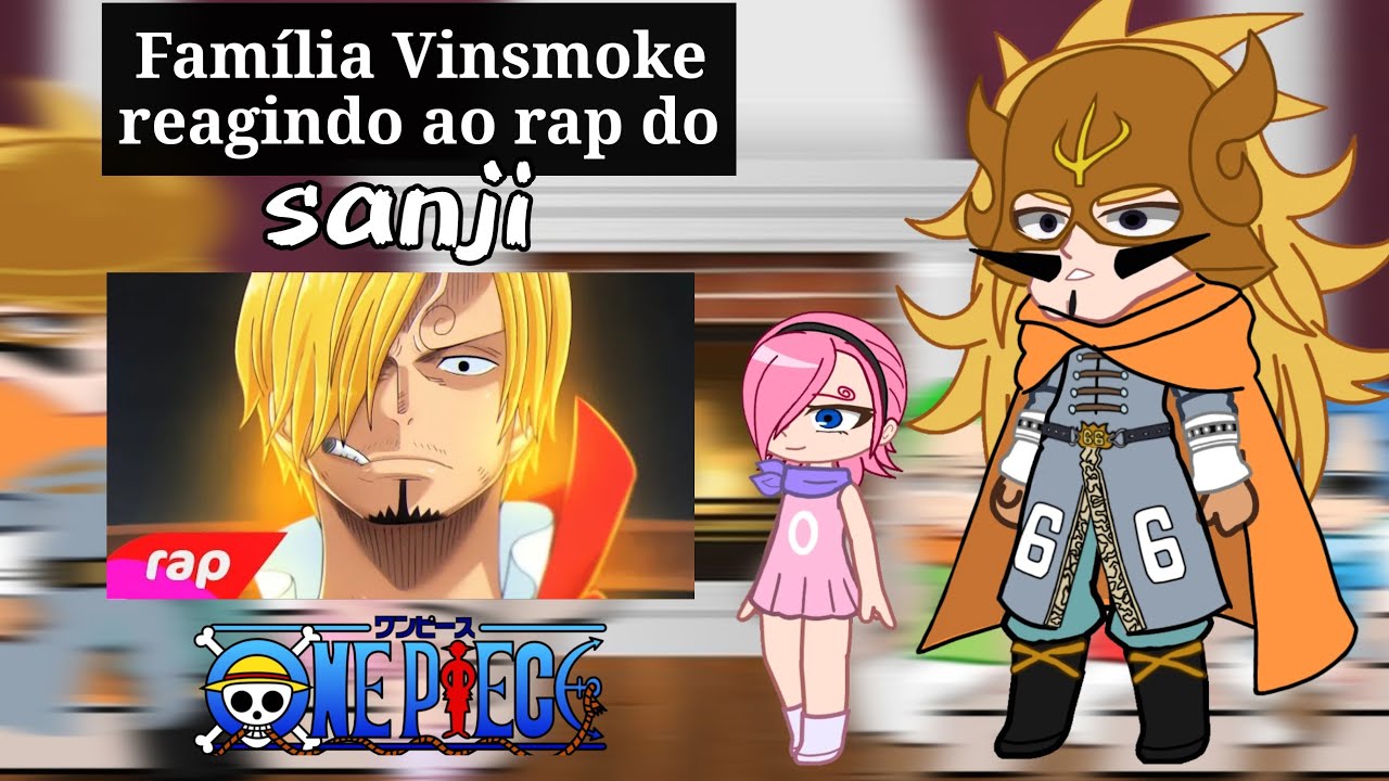 Família do Sanji reagindo ao Rap dele (Gacha Club) One piece